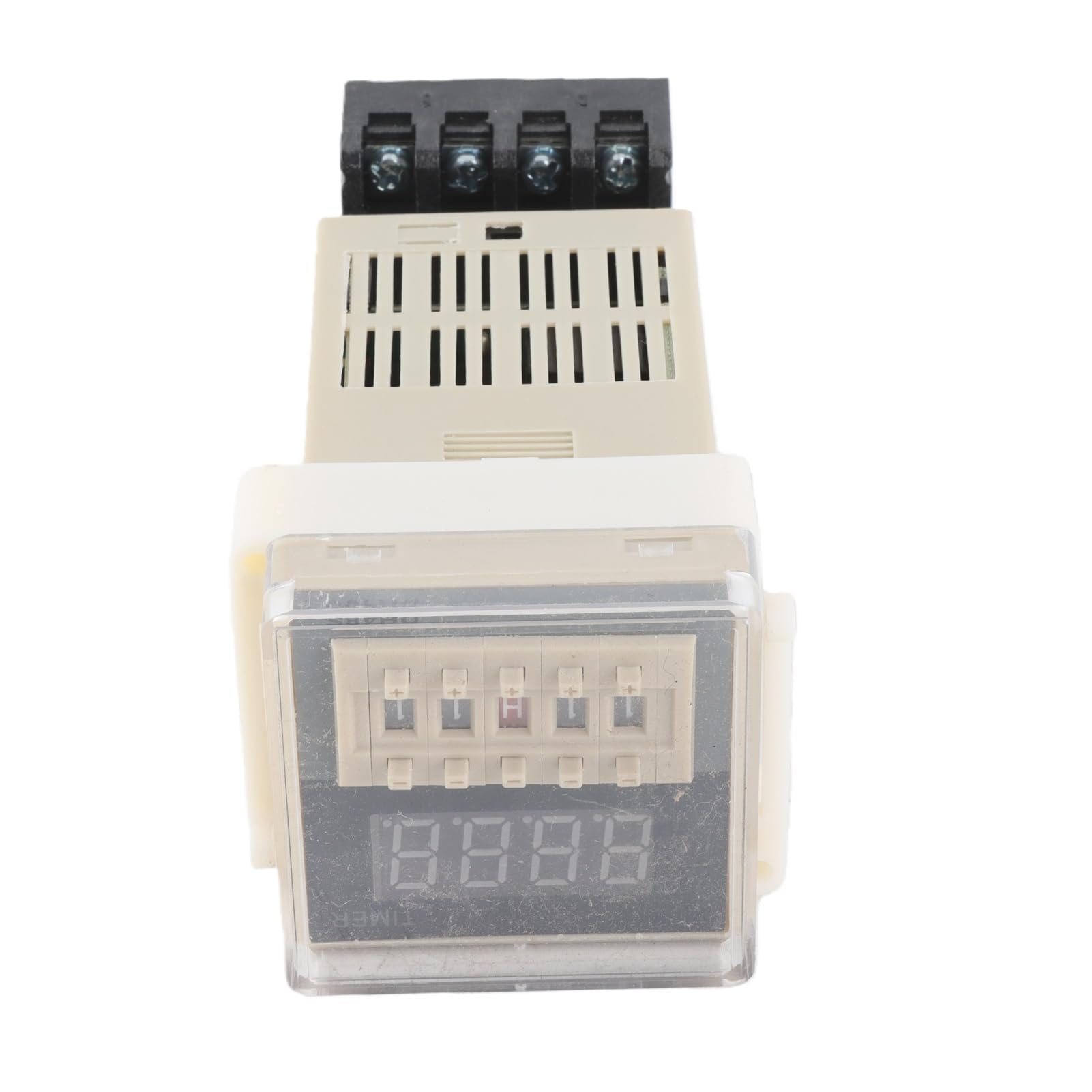 TOPINCN Dh48S-2Z 220V Double Time Delay Relay With Dual Time Display, Socket Base