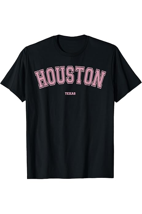 Amazon.com: Houston Shirt College Style Houston Texas TX T-Shirt 