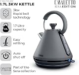 Tower Sera Pyramid Kettle 1.7L 3kW Smoked Black Grey T10079GRY view 2