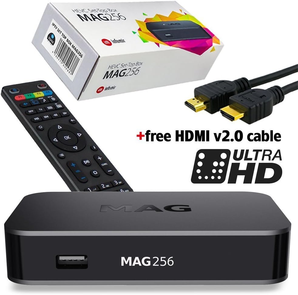 MAG 256 W2 IPTV Set Top Box w/ 600Mbps WiFi Genuine Informir