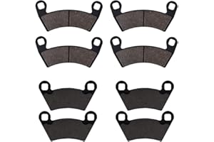 AHL Front and Rear Brake Pads for POLARIS 700 Ranger 4x4 EFI/Crew 2009/700 Ranger 6x4 EFI/XP 4x4 2008/800 Ranger RZR-4 2010 2