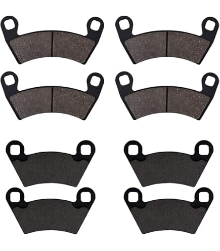 Plaquettes De Frein Avant/arrière Cyleto Pour Polaris Ranger 400, 500, 700, 800, 900 - Semi-métalliques, Dimensions Incluses - 8