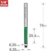Trend Trend CraftPro Guided Trimmer Router Cutter Bit 1/4 Inch Shank 6.35mm view 3