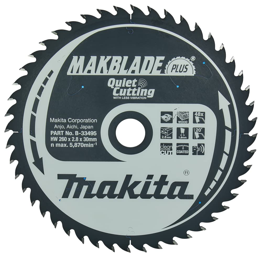 Makita B-33495 Makblade Plus 260x30x48T