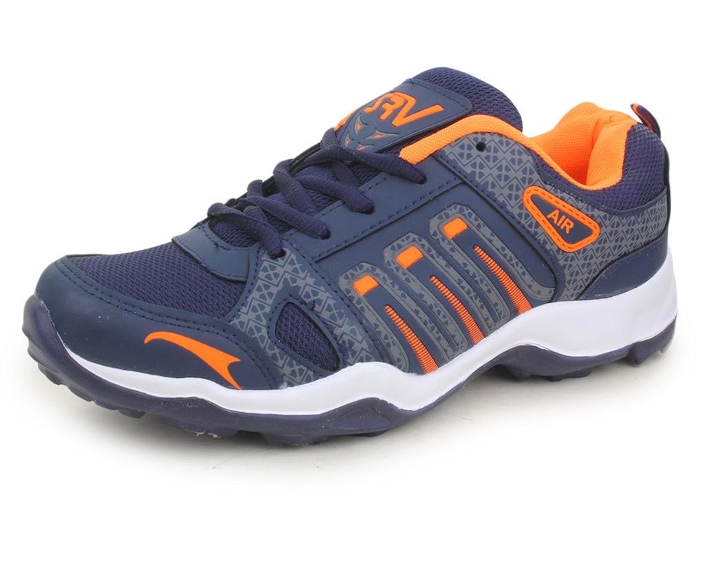 Buy TRASE SRV Men�s Bolt Navy/Orange Sports Running Shoe