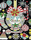 Christmas Coloring Book for Adults: Big Book for Relaxation Meditation Blessing by Tiny Cactus Publishing