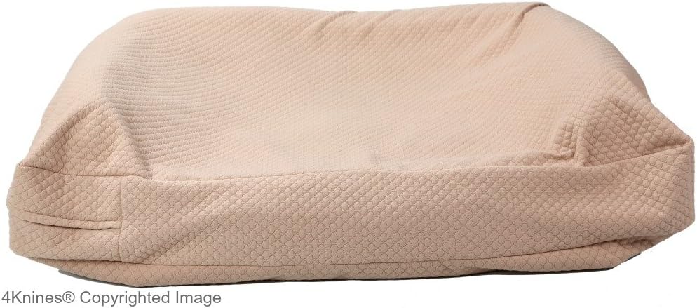 4Knines Luxury Dog Bed Cover, USA Based, Premium Durable Quilted Water-Proof Heavy Duty Material, Large, Tan : Pet Supplies