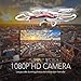 Quadcopter Drone with Camera Live Video, Drones FPV HD WiFi Camera with Remote Control, Free Extra Battery and Quadcopters Crash Replacement Kit with LED Lights, Easy Use for Beginners Kids RED