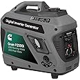 Cummins Onan P2500i Inverter Generator, 2500 Peak/2200 Running Watts, Ultra-Quiet 52 dBA, Portable Gas Powered, Parallel Ready, 10hr Runtime, Lightweight 48 lbs, RV & Camping, CARB/EPA Compliant
