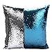 BOKOLI NEW Two Tone Glitter Sequins Throw Pillows Decorative Cushion Covers (Silver)