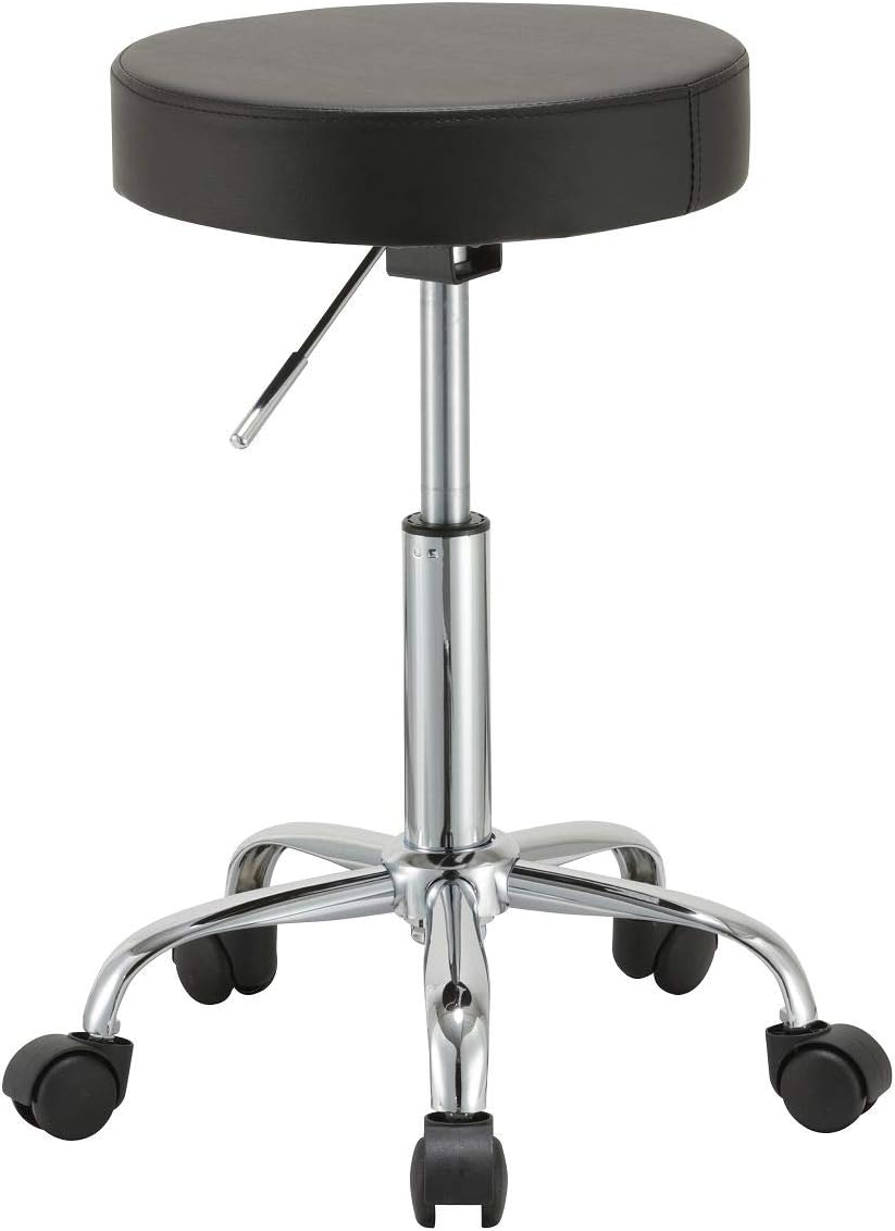 Duhome 410 Adjustable Height Swivel Medical Clinic Tattoo Spa Salon Stool with Wheels (Black): Kitchen & Dining