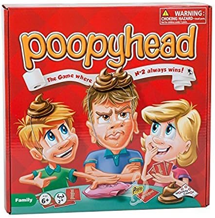 CAFOLO ~ Poopyhead Toy The Game where No 2 always wins! Table Game / Card Game / Desktop Game / Parent-child Game / Early Child Educational Board Game Toy