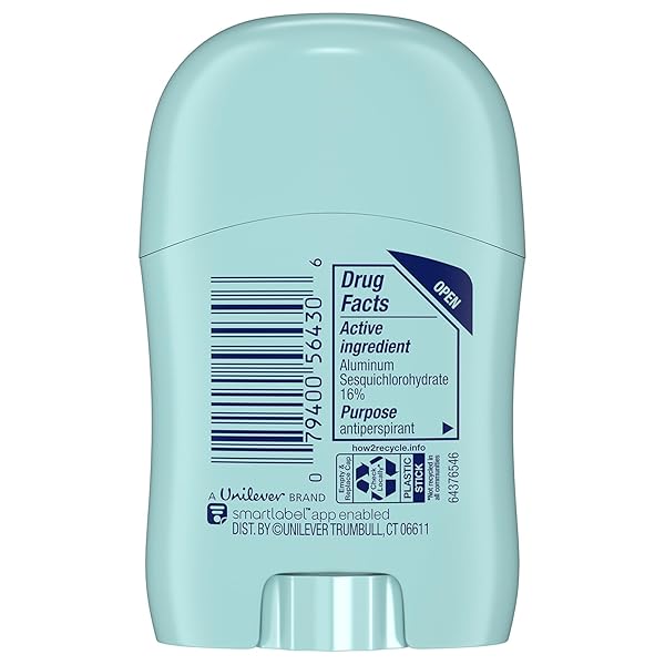 DEGREE ADVANCED ANTIPERSPIRANT DEODORANT, SHOWER CLEAN – TRAVEL DEODORANT FOR WOMEN, 72H PROTECTION, 0.5 OZ EA