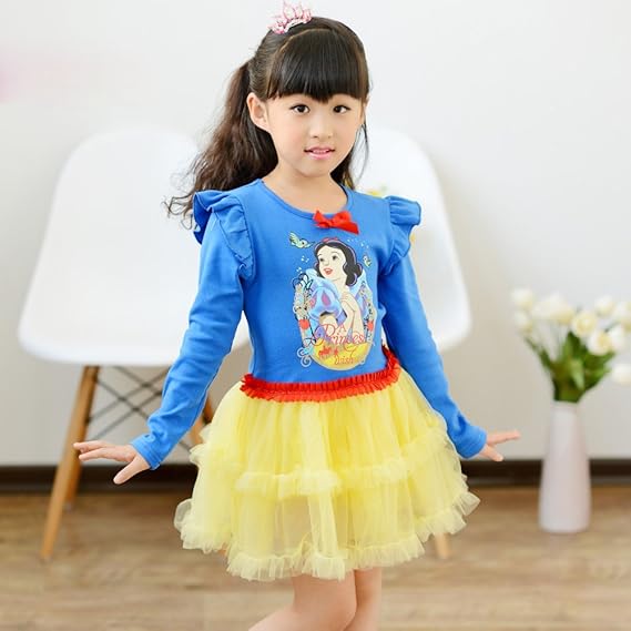 Amazon ディズニー 子供服白雪姫風ワンピース ドレス 子供ドレス キッズ 女の子ドレス ワンピースtzb139 1 フォーマル 通販