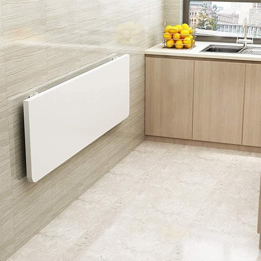 Amazon.de: NMDD Klappbarer Wandtisch, Esstisch, Massivholz-Wandtisch