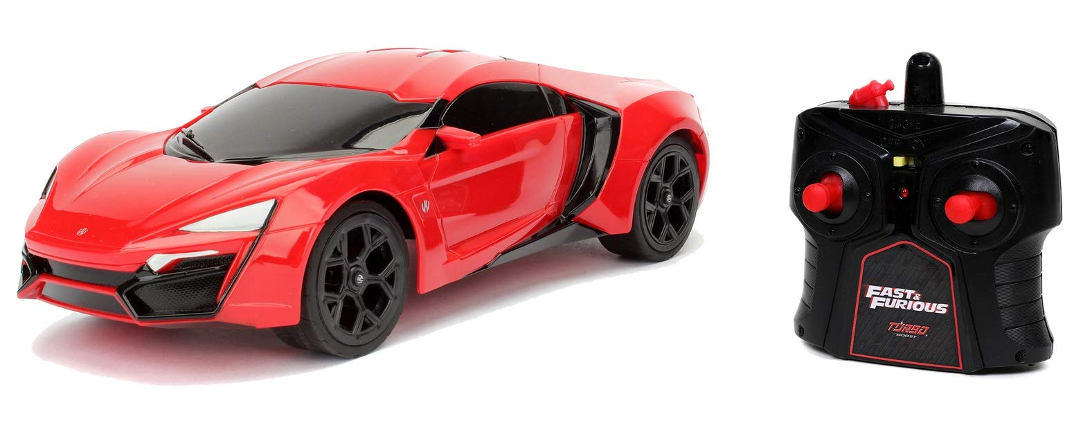 Jada - Fast&Furious Lykan Hypersport 1:16 Fast and The Furious RC Car with Remote Control, Red (253206005) โ image 1