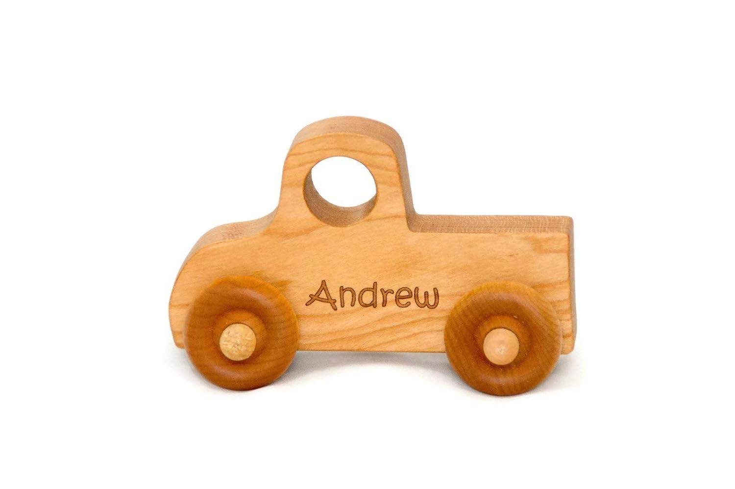 wooden pickup truck toy