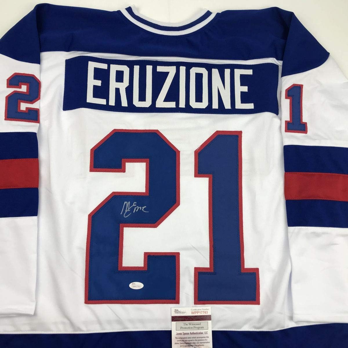 mike eruzione autographed jersey