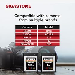 GIGASTONE 512GB Camera Ultimate Pro CFexpress Card