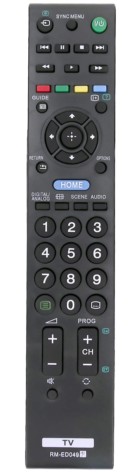 ALLIMITY Remote Control RM-ED049 Replaced for Sony Bravia TV KDL-32BX340 KDL-40BX440 KDL-42EX440 KDL-32EX340 KDL-42EX443