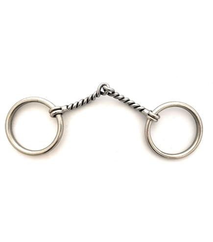 Mors De Cheval Reinsman 123 525 - Embout Snaffle Cuivre, Anneau Lourd 5 1/4 - Occasion
