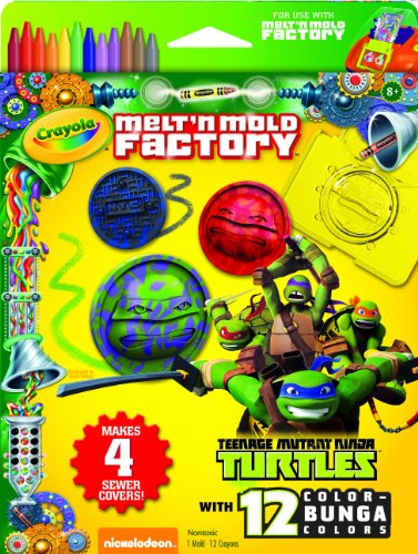 Crayola Melt N Mold Teenage Mutant Ninja Turtle Crayon Expansion Pack