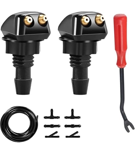 Amazon.com: Amavoler 1Z0955985 Windshield Washer Nozzle Single
