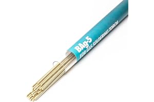 20 Sticks 45% Silver Brazing Solder Rod BAg-5 Round Welding Rods, 1/16'' x 10'' - 2.5 Troy Ounce (77g)