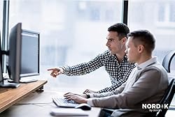 Nordik Large Dual Monitor Riser for 2 - Premium