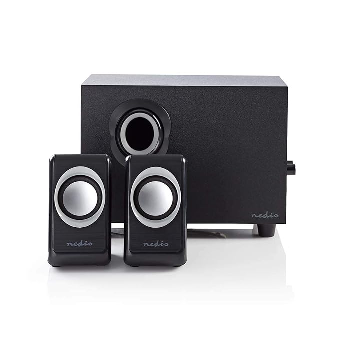 Nedis PC Speakers with Subwoofer for Computer, Gaming Amazon.co.uk Electronics