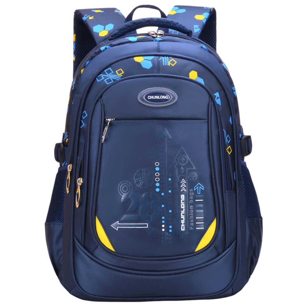 Photo 1 of Geometric-Print Backpacks for Teen Boys School, Bookbags for Boys Elementary, School Bags for Boys