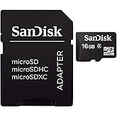 SanDisk Mobile Class4 MicroSDHC Flash Memory Card- SDSDQM-B35A with Adapter 16GB