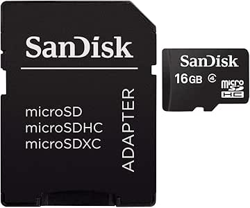 Amazon Com Sandisk Mobile Class4 Microsdhc Flash Memory Card