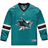Fanatics Youth San Jose Sharks Home Replica Jersey NHL Licensed Hockey Jersey Size L/XL for Boys & Girls Ages 12-18, Green