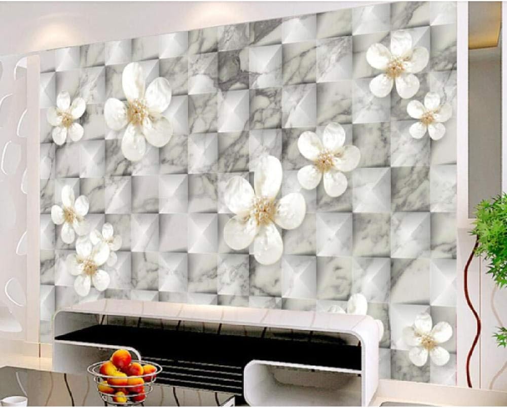 Bomdow Marble Jew Flower 3d Modern Wallpaper Murals