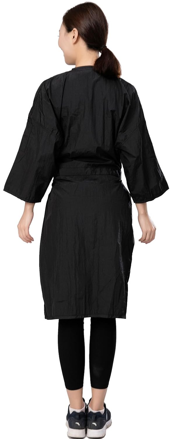 Salon Client Gown Robes Cape, Hair Salon Smock for Clients- Kimono Style, with Snap Closure : Beauty