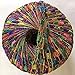 Sparkling Rainbow Mini Ladder Glitz Yarn - Red, Green, Blue, Brown, Purple, Pink, Orange, Yellow with Silver Sparkle