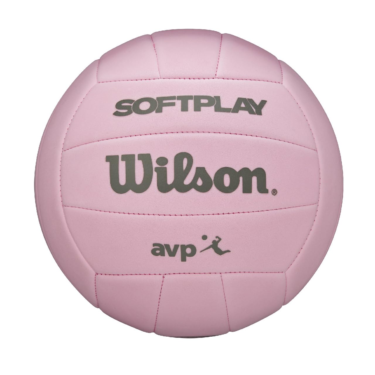 WILSON Super Soft Play Outdoor Recreation Volleyball - Official Size, Pink/Dark Pink | Game-Ready & Comfortable