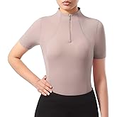 Harrison Howard Equestrian Tops for Women Short Sleeve Quick-Dry Sports Shirt