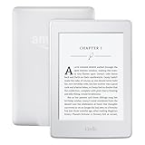 Kindle Paperwhite E-reader - White, 6" High-Resolution Display (300 ppi) with Built-in Light, Wi-Fi - Includes Special Offers
