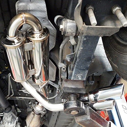 Amazon 車検対応 ロッソモデロ Dussel Ns T マフラー ハイエース バン Trh0v 2 0l ガソリン車 2wd オーバルデュアルサイド出し マフラー 車 バイク