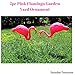 Paradise Treasures Bright Pink Flamingo Garden Yard with Stake Ornament (2pack)