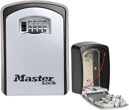 MASTER LOCK Caja fuerte para llaves [Extragrande] [Montaje mural] - 5403EURD - Caja de seguridad: Amazon.es: Hogar