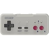 Retro-Bit Origin 8 2.4 GHz Wireless Controller for NES and More (GB Grey) | For Original NES, PC/Windows, MacOS, USB Devices, Nintendo Switch Online