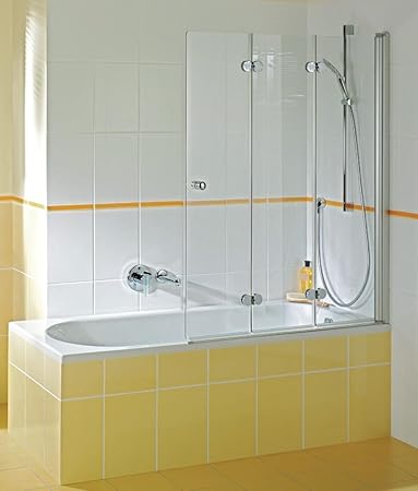 Breuer Elana Komfort Badewannenfaltwand 3-teilig schwenkbar Anschlag Rechts Quickline