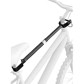 Zipcase Iron Bike Rack Adapter Bar, Adjustable 16.5"-24.2", 35 lbs Capacity | Heavy-Duty Painted Iron Top Tube Replacement, Fits Step-Through &amp; Non-Conventional Frames, Tool-Free Installation