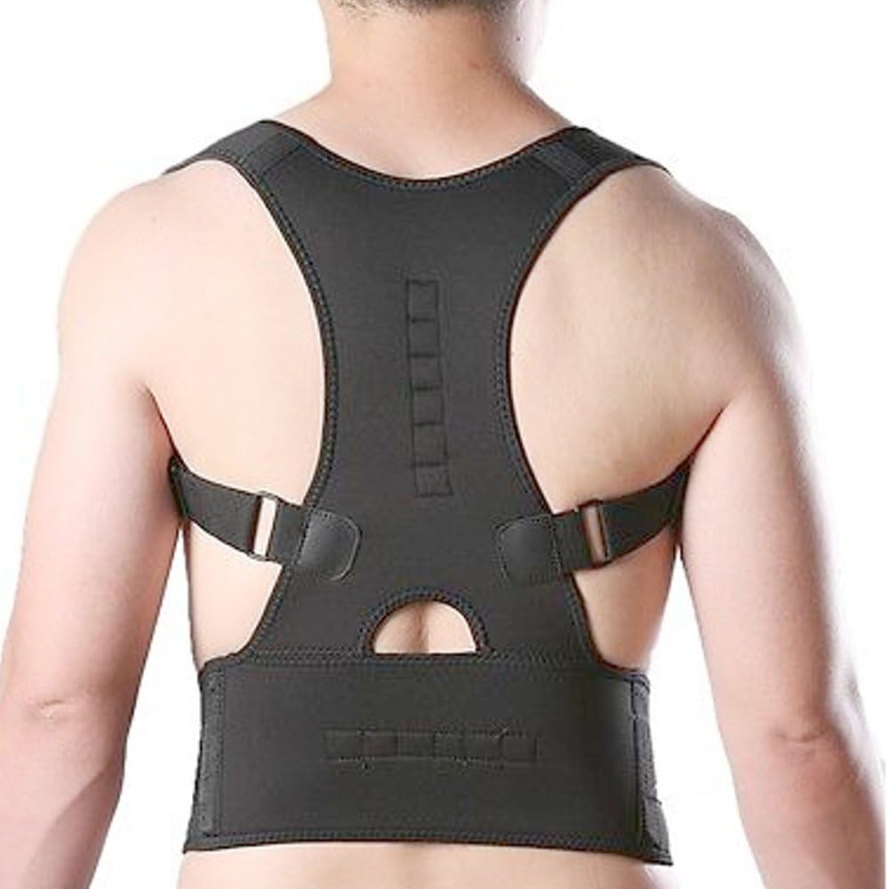 Unisex Adjustable Straps Back Support Belt Posture
