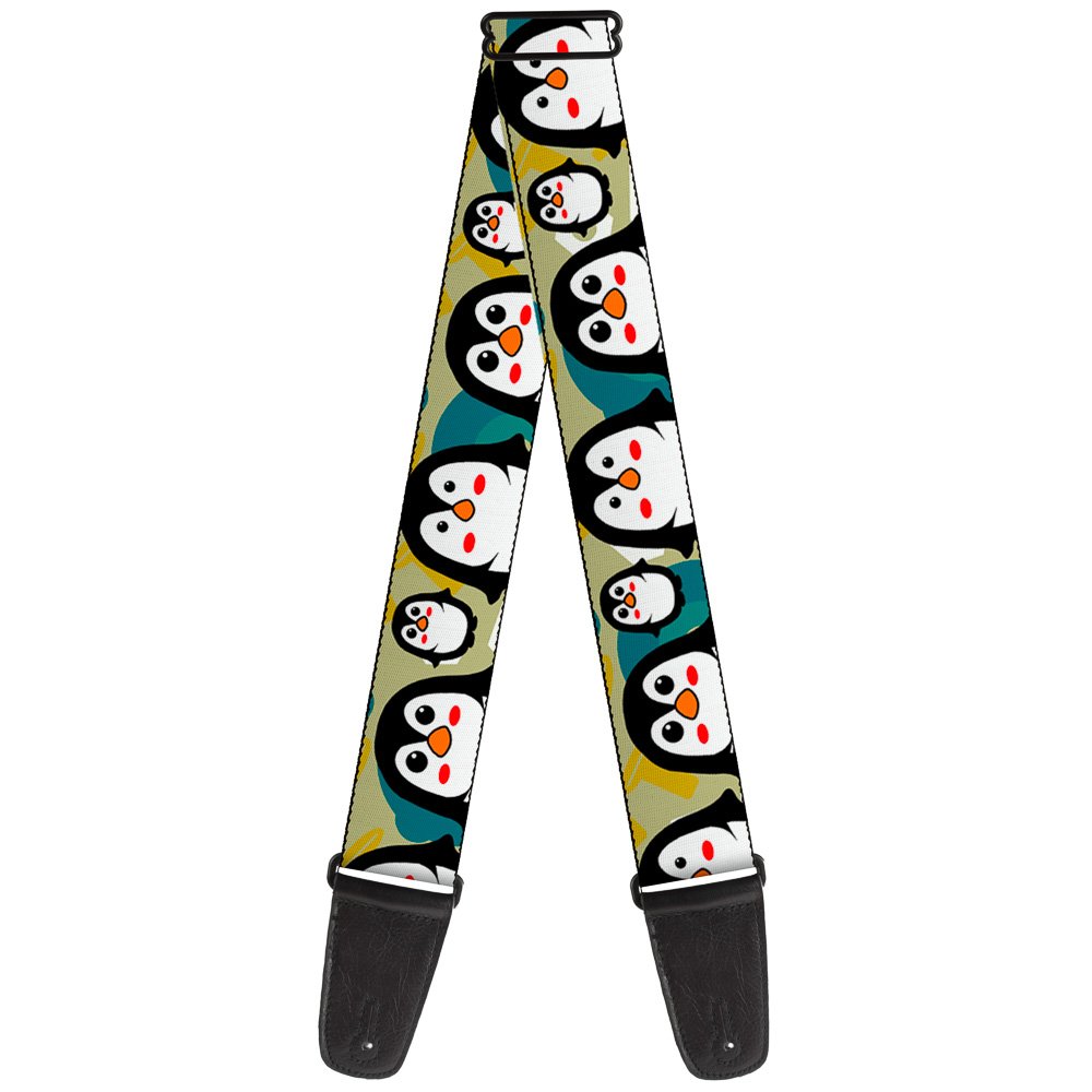 Buckle-Down GS-W31660 Guitar Strap Penguin Cartoon 2 Inches Wide, 34-60"
