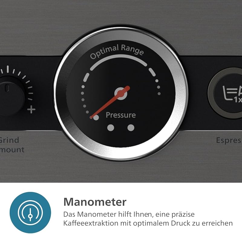 Espressomaschine Barista Brew, Silber, Espresso & Americano — Foto 5 von 8