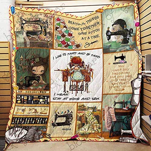 Sewing My Happy Place Quilt Lifestyle Quilt Set Full Size